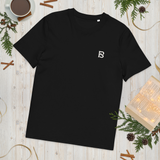 Unisex organic ribbed neck t-shirt